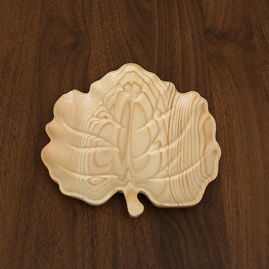 Creative Shape Hand Carved Wooden Tray