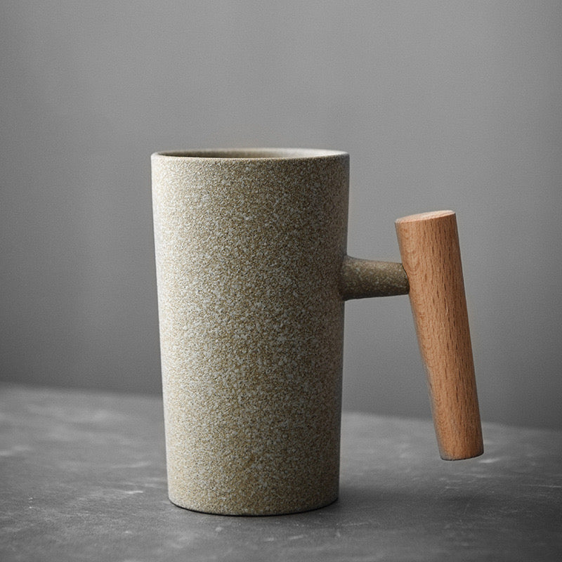 Creative Retro Wooden Handle Mug - Coffee Tea Cup | Woodybeing style 1 Home & Garden woodybeing IMG_8399