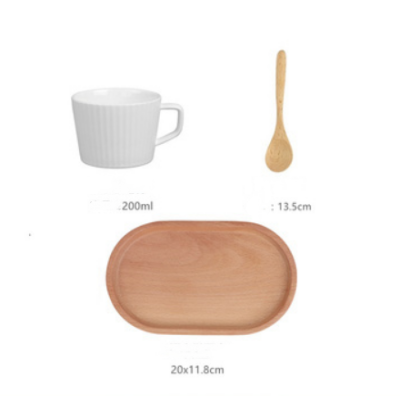 Hand Craved Coffe Plate • 100% Walnut/Beech/Acacia - woodybeingllc