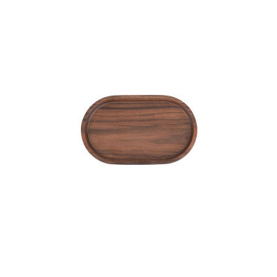 Hand Craved Coffe Plate • 100% Walnut/Beech/Acacia - woodybeingllc