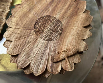 Hand Carved Wooden Tray( Crafting time: 3–5 days.)