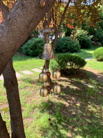 Clock Metal Copper Single-layer Wind Chime