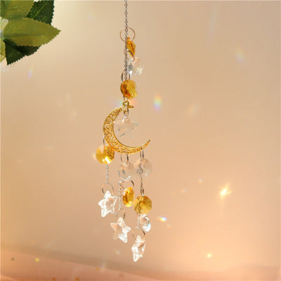 Gemstone Suncatcher | Hanging Prism Gemstone Suncatcher - woodybeingllc