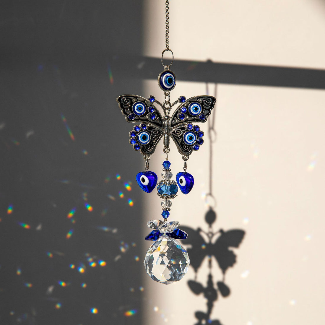 Crystal Pendant Light Shadow Wind Bell/Sun Catcher - woodybeingllc