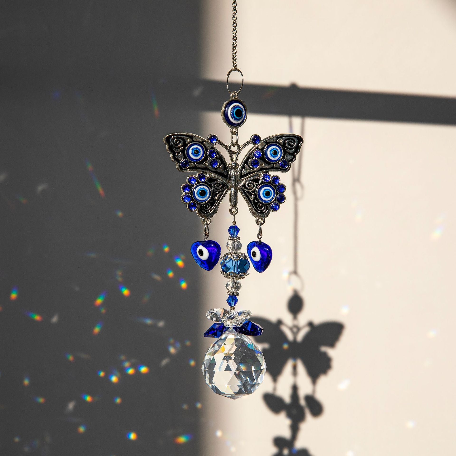 Crystal Pendant Light Shadow Wind Bell/Sun Catcher - woodybeingllc