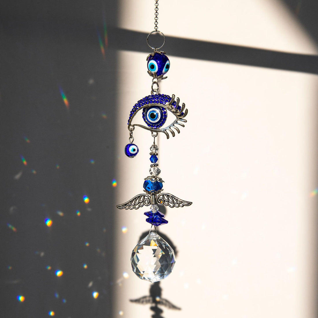Crystal Pendant Light Shadow Wind Bell/Sun Catcher - woodybeingllc