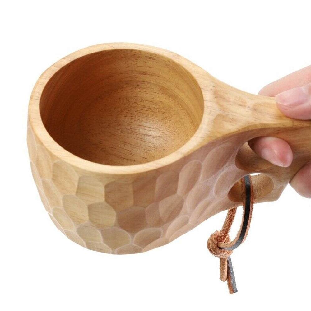 Outdoor Portable wooden cup - woodybeingllc