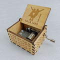 Antique Carved Wooden Hand Crank Music Box - woodybeingllc