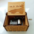 Antique Carved Wooden Hand Crank Music Box - woodybeingllc