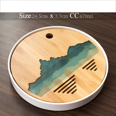 Simple Household Dry Brewing Table, Tea Tray - woodybeingllc