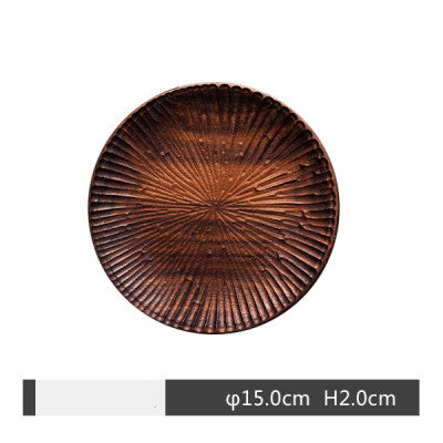 Hand Craved Coffe Plate • 100% Walnut/Beech/Acacia - woodybeingllc