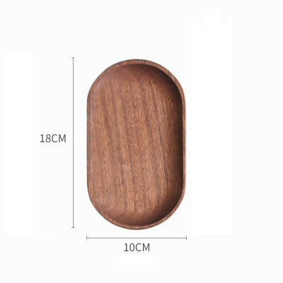 Hand Craved Coffe Plate • 100% Walnut/Beech/Acacia - woodybeingllc